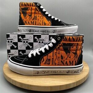 Vans Sk8-Hi Wanted NAMI  Shoes One Piece Skate Orange JAPAN Mens 6.5 Womens 8